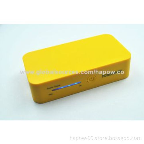 Portable Slim Mobile Phone Power Bank with 4 LEDs, Li-ion Battery, Small Size, High-capacity